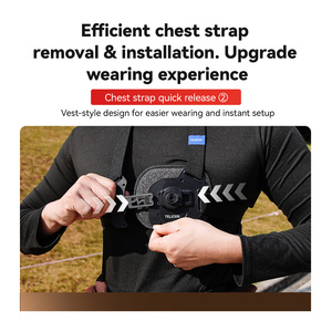 Telesin nouveaux accessoires de montage de caméra d'action de mise à niveau pour <span class=keywords><strong>Go</strong></span> <span class=keywords><strong>Pro</strong></span> gilet à dégagement rapide sangle de poitrine pour caméra gopro - Product Image 5