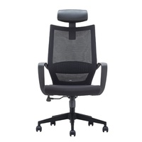 Grossiste en usine de chaises de bureau de direction en maille pivotante à dossier haut