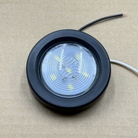 Feux ronds de 2 pouces pour remorques CIMC : Feux de largeur et de hauteur 24V pour squelettes et panneaux latéraux de camions et conteneurs