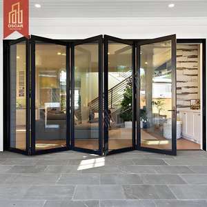 <span class=keywords><strong>Tical</strong></span> coulissant pliable en aluminium fenêtres portes économie d'énergie insonorisé intérieur extérieur résidentiel commercial bureau porte pliante - Product Image 3