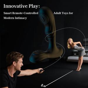 ألعاب جنسية جديدة: هزاز البروستاتا من السيليكون مقاوم للماء مع شحن USB، ثلاثة أوضاع اهتزاز، مدلك شرجي كهربائي - Product Image 4