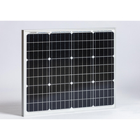 Panel solar monocristalino de 50W con celdas solares