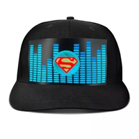 Sombrero de Navidad Led ecualizador más vendido, diseño personalizado, sombrero luminoso El Light up, gorra de fiesta intermitente activada por sonido