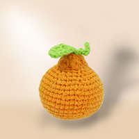 Schattige Handgehaakte Fruit Zacht Garen Creaties Vrolijke Berichten Benadrukken Het Verlichten Van Snuisterijen Cadeau Ornament Voor Elke Gelegenheid