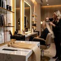 Extensions de cheveux naturels 100% humains, 0,8g 1g, à pointe I, en 53 couleurs pour coiffeurs professionnels