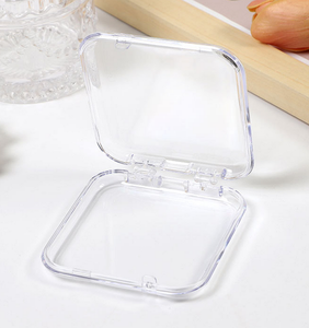 Vente en gros Boîte de rangement transparente pour flocon d'ongles Boîte de décoration pour <span class=keywords><strong>salon</strong></span> de manucure Boîte pour flocon d'ongles - Product Image 4