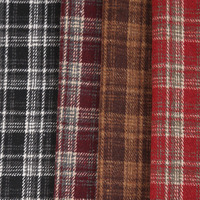 Tissu en tweed 100 % polyester, nouveau tissé, teint en fil, à carreaux, pour costumes d'hiver, manteaux, robes, sacs – Stock disponible