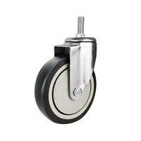 Ruobluetooth — roues de roulettes pivotantes sur sol dur de 75mm, avec frein, 3 pouces, à ressort, haute performance, livraison gratuite, chine