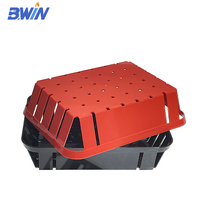 Rechthoekige plastic serveermand voor friet, chips, hamburger, fruitopslag - voor picknicks en delicatessen