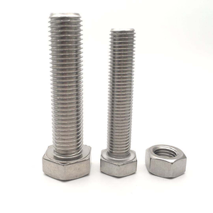 Boulon standard en acier inoxydable et aluminium, haute résistance, durable, quincaillerie de fixation pour la construction industrielle et mécanique - Product Image 1