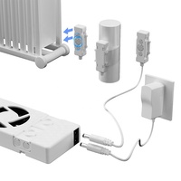 Ventilateur de refroidissement à trois pales pour dissipateur thermique, amplificateur de confort et de vitesse, distribution efficace de la chaleur, faible bruit pour économiser l'énergie et les coûts de chauffage
