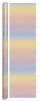Papier d'art recyclable dégradé arc-en-ciel, holographique brillant, pour emballage cadeau 80 g/m², avec boîte cadeau assortie, sac cadeau et étiquette suspendue pour emballage de fête