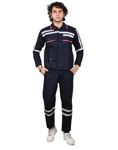 Jaqueta Calça de algodão de alta qualidade Workwear 200 GSM (cor azul marinho escuro) a menor preço