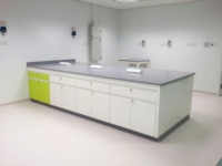 Meubles de laboratoire, table d'opération, banc de travail de laboratoire avec étagère à réactifs, armoires de rangement, banc de laboratoire, plan de travail en résine phénolique