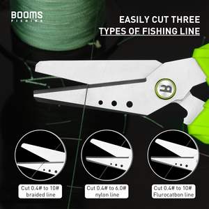 Tijeras de pesca con capacidad antióxido de 6,1 pulgadas, tijeras de corte de línea trenzada, abridor de 0,16 libras, función de galleta de nueces, tijeras de pescado S04 - Product Image 4