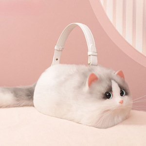Bolso Bandolera de Peluche con Forma de Gato Británico de Pelo Corto, de Alta Calidad, Súper Suave, con Forro de Malla, Alivia el Estrés, Venta Caliente al por Mayor - Product Image 1