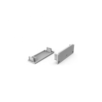 88x18.5MM pour les bandes d'éclairage de plafond encastrées avec couvercle de diffuseur plâtre plâtre cloisons sèches aluminium profilé canal LED
