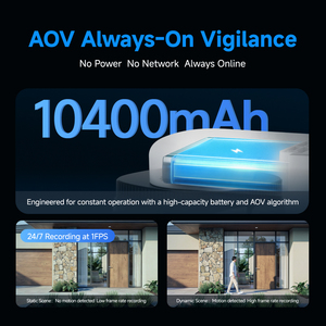 VStarcam AG621DR 私人摄像头 双视角 4G 24小时录像 AOV新技术 40m人体检测 360度摄像头 14W太阳能电池板 - Product Image 5