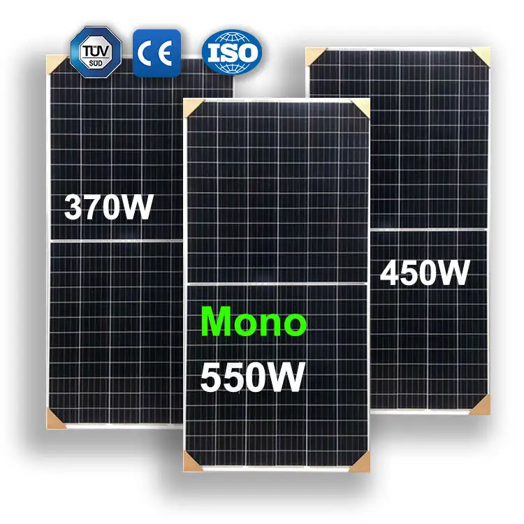 Более дешевая цена, все в одном, 550 Вт, солнечная панель, эффективная 30% батарея 15 кВт с микроинверторной системой compl glas germany stock europe