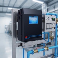 Contrôleur de pH et de chlore résiduel industriel en ligne avec sonde de capteur, piscine, prise en charge OEM personnalisée