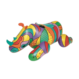 RIDE-ON POP RHINOCEROS 201X102CM MULTICOLORE - Product Image 1