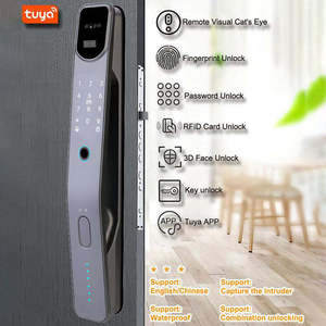 กุญแจล็อคอัจฉริยะ Tuya WiFi Zigbee ระบบจดจำใบหน้า 3 มิติ พร้อมลายนิ้วมือ กล้องวงจรปิดอัจฉริยะอเนกประสงค์ - Product Image 5