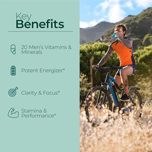 Private Label Multivitamine Capsules voor Mannen, Multivitamine Supplement, Multimineraal Supplement voor Energie, Concentratie en Prestaties - Product Image 3