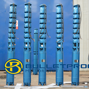 Pompe submersible électrique pour puits profonds, multi-étages, haute pression, en fonte/acier inoxydable 304, puissance 7,5-410 kW - Product Image 6