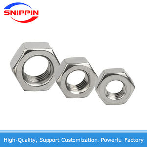 304 316 нержавеющая сталь DIN934, шестигранные гайки с левой резьбой, шестигранные гайки, метрические гайки M5 M6 M8 M10 M12 M16 M18 M20, левая резьба - Product Image 5