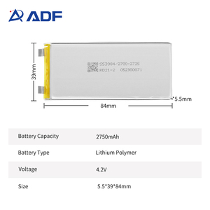 แบตเตอรี่ลิเธียมไอออนโพลิเมอร์แบบชาร์จได้ 4.2V ความจุตามสั่ง OEM/ODM สำหรับโทรศัพท์มือถือ - Product Image 4