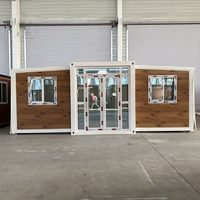 Maison conteneur modulaire préfabriquée en acier de 20 pieds de haute qualité, extensible, moderne, de luxe, pliable, portable, mini-villa, hôtel