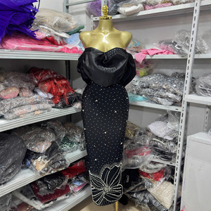 <span class=keywords><strong>Robe</strong></span> longue <span class=keywords><strong>rouge</strong></span> plissée à paillettes de haute qualité à sept couleurs, couture à la main, sexy, pour soirée, <span class=keywords><strong>robe</strong></span> bandage - Product Image 5