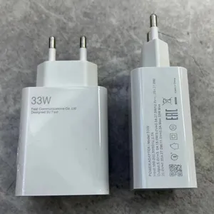 Hot Sell 33W 67W 120W EU Charger Turbo Charging Super Fast Charger USB Cable Quick Travel Mobile Charger For Xiaomi