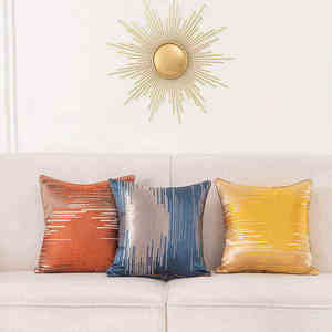 Innermor luxe Jacquard personnalisé 18x18 solide Floral jeter taie d'oreiller pour moderne décor à la maison <span class=keywords><strong>Geo</strong></span> Style Floral en gros - Product Image 3