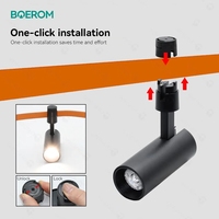Éclairage sur rail flexible LED magnétique éclairage sur rail moderne lampe pour hôtel lampe pour magasin d'éclairage DC48V lustre de décoration de surface