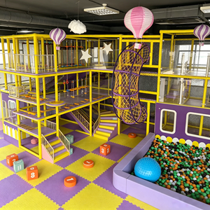 Parque Infantil Interior Personalizado, Trampolín, Toboganes, Gran Área <span class=keywords><strong>de</strong></span> Diversión Popular para Todas las Edades, Vibrante Muro <span class=keywords><strong>de</strong></span> Escalada - Product Image 3