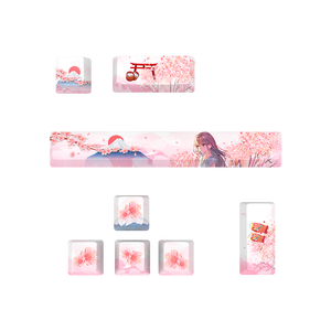 AFLION-أغطية المفاتيح المخصصة للتسامي من خلال لوحة المفاتيح الميكانيكيةpbt, 61/68/87/96/104 ، عملية التسامي من مادة Pbt - Product Image 1