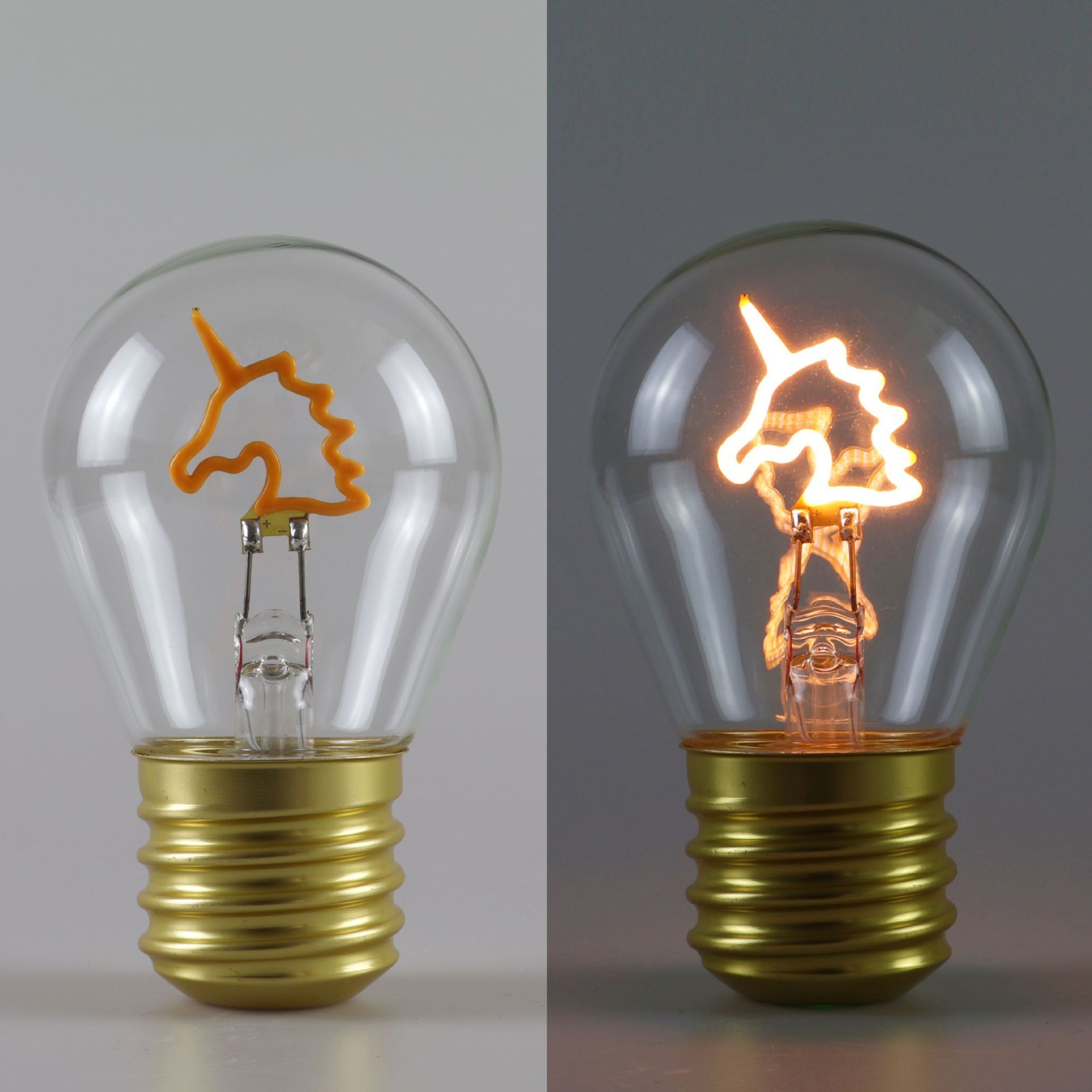 Jaune chaud licorne