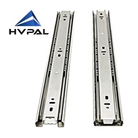 Glissière de tiroir HVPAL 10-28 pouces 45 mm en acier inoxydable SS304, extension complète pour table, charge lourde, meuble, armoire, industriel, boîte à outils