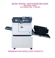Duplicateur numérique 130PPM Ricoh DD2434C haute vitesse, neuf, pour Ricoh DX2433/2432C DX2430, machine d'impression Duplo, zone d'impression B4