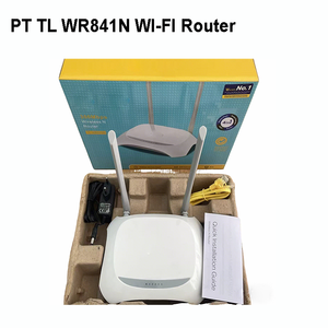 เราเตอร์ไร้สาย <span class=keywords><strong>TL</strong></span>-<span class=keywords><strong>WR841N</strong></span> PT 300 Mbps เฟิร์มแวร์ภาษาอังกฤษ10/100Mbps พอร์ตโซโห2.4G WiFi 300 Mbps 841ครบชุดเราเตอร์ไร้สายใหม่ - Product Image 1