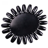 Lot de 10 rouleaux de présentation pour nail art, 20 couleurs, échantillons de vernis à ongles, tableau de présentation des couleurs d'ongles rond