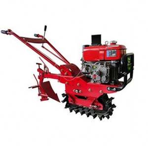 उच्च गुणवत्ता वाले बेल्ट ड्राइव गैसोलीन इंजन ट्रैक टिलर फार्मिंग मशीनरी डच उपयोग के लिए मिट्टी ढीला मशीन मिनी - Product Image 2