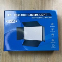 Lámpara de Panel LED de 40W al por Mayor de Fábrica, U600 U800, Portátil, Alimentada por USB, 3200-5600K, para Iluminación de Videos en Vivo de YouTube y TikTok