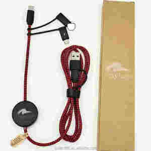 Venta al por mayor 6 en 1 60W PD cable de datos de carga rápida con Illuminatious <span class=keywords><strong>Logo</strong></span> OEM/ODM iPhone 16 15 multifunción Cable de carga rápida - Product Image 5