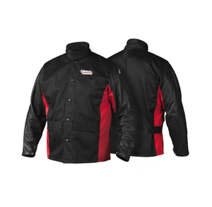 Traje de Seguridad LINCOLN, Chaqueta de Soldadura con Mangas de Cuero y Algodón Ignífugo, Ropa Protectora para Soldadores, Garantía de 1 Año - Product Image 6