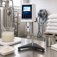 Viscosimètre numérique de laboratoire, testeur de viscosité rotative pour la gomme xanthane, les sauces alimentaires, les boissons, écran LCD TFT de 3,0 pouces, vitesse variable en continu