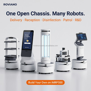 Piattaforma Robotica Mobile Roviano ROPA con Chassis AMR Personalizzato White-Box 50kg OEM ODM Open-API per Proprietari di Marchi e Integratori - Product Image 1