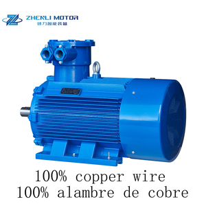 Moteur électrique à induction triphasé Exd <span class=keywords><strong>BT4</strong></span> ignifuge fiable, large plage de tension pour machines de transmission en zones dangereuses - Product Image 3