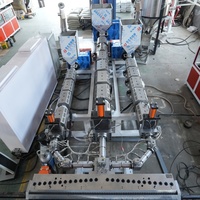 Ligne de production de panneaux multicouches 300-2800 mm 0,2-30 mm, ligne de production d'extrusion de panneaux en plastique